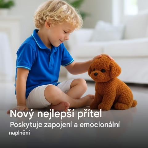🔥Dárek ke Dni dětí – interaktivní plyšové štěně pro děti